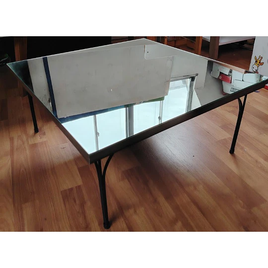 Mesa De Centro Espejo Be Canela - 