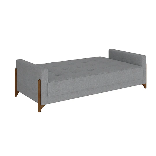 Sofa Cama Grecia Gris - PRODUCTO ARMADO EN TIENDA