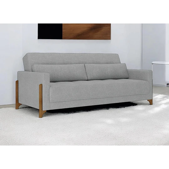 Sofa Cama Grecia Gris - PRODUCTO ARMADO EN TIENDA