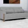 Sofa Cama Grecia Gris - PRODUCTO ARMADO EN TIENDA