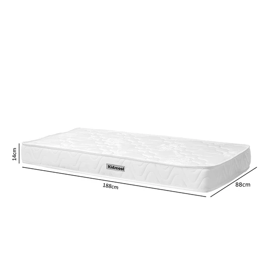 Colchón Blanco 188x88x14 cms Kidscool  - Producto con Detalle