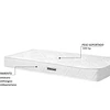 Colchón Blanco 188x88x14 cms Kidscool  - Producto con Detalle