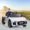 Audi R8 Spyder Bateria Blanco - 