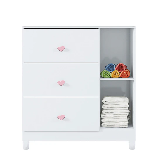 Cómoda Infantil Con Puerta Sofia Blanco  - 