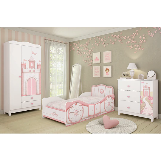 Cómoda Infantil Con Puerta Sofia Blanco  - 