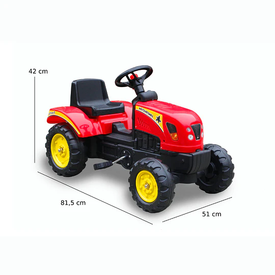 Tractor Rojo Kidscool  - 
