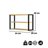 Repisa Pared Berlin 3 Miel - 