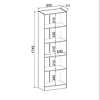 Estante Multiuso Parana 2 puertas Blanco - 