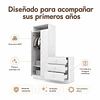 Closet Armario Infantil con Cómoda Kidscool Pimpolho Blanco - 