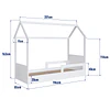 Cama Infantil Montessori Ema Blanco - 