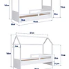Cama Infantil Montessori Ema Blanco - 