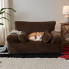 Cama Sofá Antiestrés Perro Gato M Cafe Lavable PetsCool 