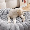  Cama Nido Donut Mascotas S PetsCool Gris 50 cm Antiansiedad Perro Gato