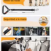 Cinturón de Seguridad Perro Multi Tamaño Petscool Elástico Reflectante 4 en 1