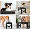 Comedero Elevado Ajustable PetsCool 5 Alturas Plato Anti-voracidad                                                