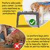 Comedero Elevado Ajustable PetsCool 5 Alturas Plato Anti-voracidad                                                