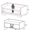 Cama Perrito Blanca Petscool Con Cajon