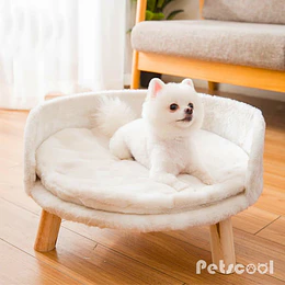 Cama Premiun Beige Para Mascotas
