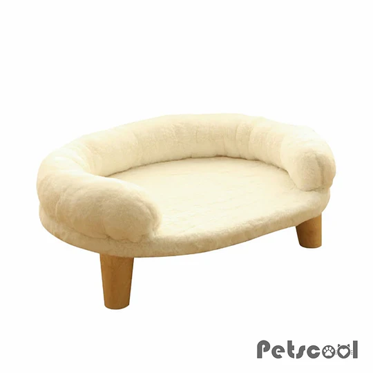 Cama Sofa Blanca Para Mascotas