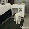 Velador Blanco Pet Para Perro Con Cojín