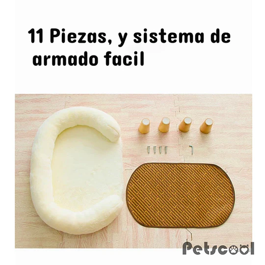 Cama Sofa Blanca Para Mascotas
