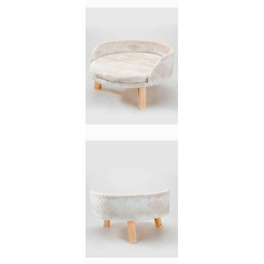 Cama Premiun Beige Para Mascotas