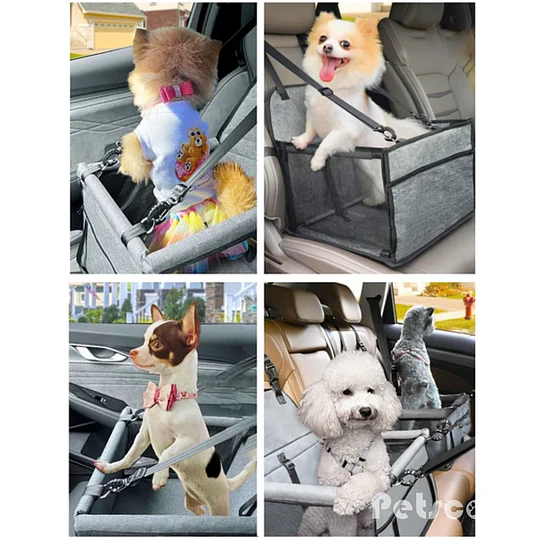 Silla De Auto Gris Para Mascota