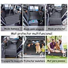 Funda Cubre Asiento Auto Perros Petscool Impermeable y Antideslizante Negra 