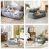 Cama Sofá Relajante Mascotas PetsCool M Gris-Lavable y Ortopédica