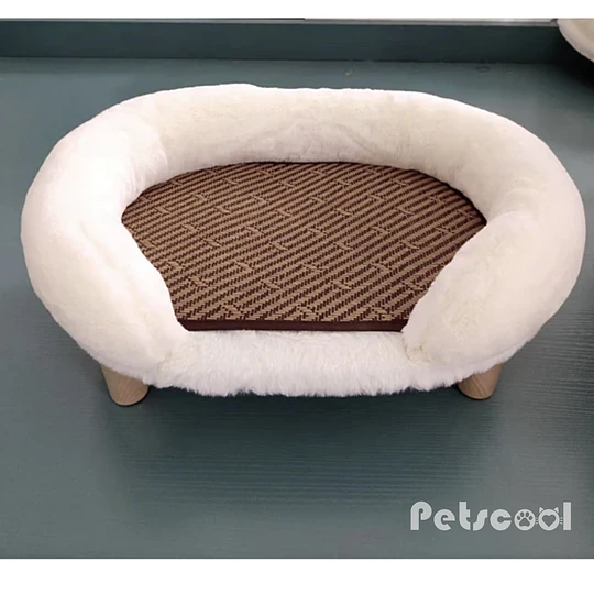 Cama Sofa Blanca Para Mascotas