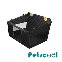 Silla de Auto para Perro PetsCool negra- S- M Impermeable 