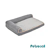 Cama Sofá Ortopédico PetsCool para Perros, viscoelástica, lavable, Gris Talla L 