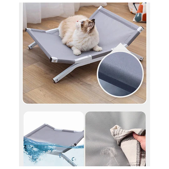 Cama Elevada PetsCool para Perros y Gatos / Oxford 600D Impermeable 