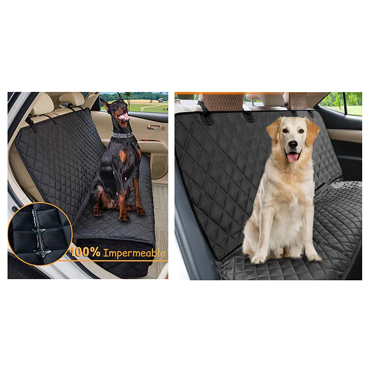 Funda Cubre Asiento Auto/SUV/Camioneta PetsCool Impermeable Negro