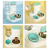 Alimentador Automático de Mascotas 2 en 1 Petscool, Dispensador de Agua Comida 