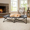 Cama Elevada Plegable para Perro Talla L PetsCool Soporta 90 KG 