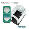 Casa para Perros Razas Pequeñas a Medianas Petscool Plástico Resistente con Ventilación