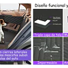 Silla de Auto para Perro PetsCool negra- S- M Impermeable 