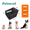 Silla de Auto para Perro PetsCool negra- S- M Impermeable 