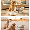 Contenedor Hermético Plegable Alimento Mascota PetsCool 22 kg Gris Ruedas