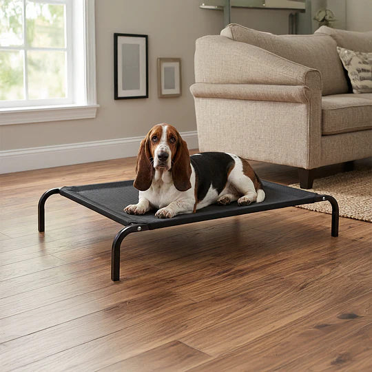 Cama Elevada Perros  PetsCool Talla M 92X60 cm Soporta 30kg