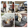 Bolso Porta Mascota 3 en 1 PetsCool Gris - Silla Auto y Cama 