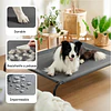 Cama Elevada Perros  PetsCool Talla M 92X60 cm Soporta 30kg