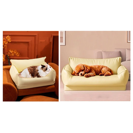 Sofa Impermeable para Mascotas Beige