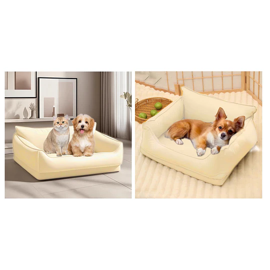 Sofa Impermeable para Mascotas Beige
