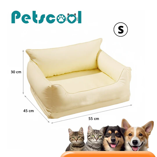 Sofa Impermeable para Mascotas Beige