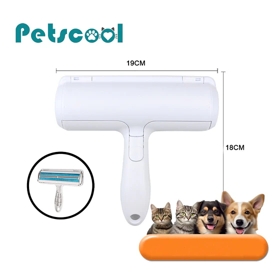 Rodillo Removedor de Pelos Mascotas PetsCool Reutilizable Sin Repuestos