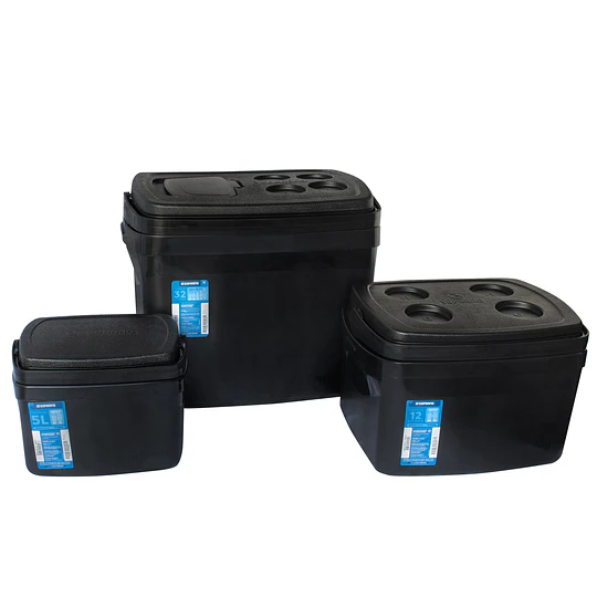 Set cooler Camp 3 piezas negro 32L, 12L Y 5L
