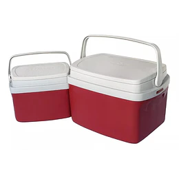 Set cooler Camp 2 piezas rojo 12L Y 5L