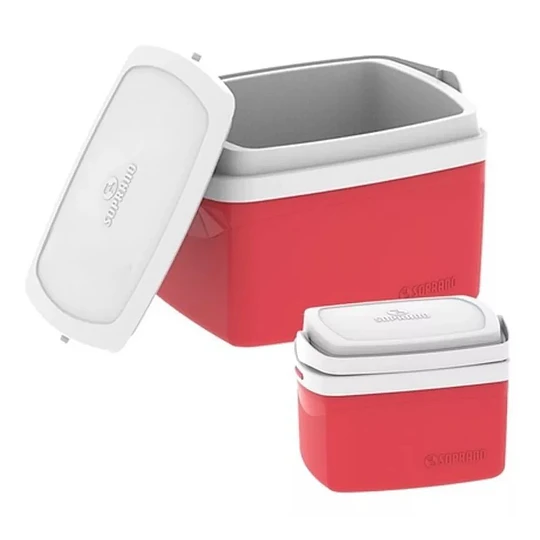 Set cooler Camp 2 piezas rojo 12L Y 5L